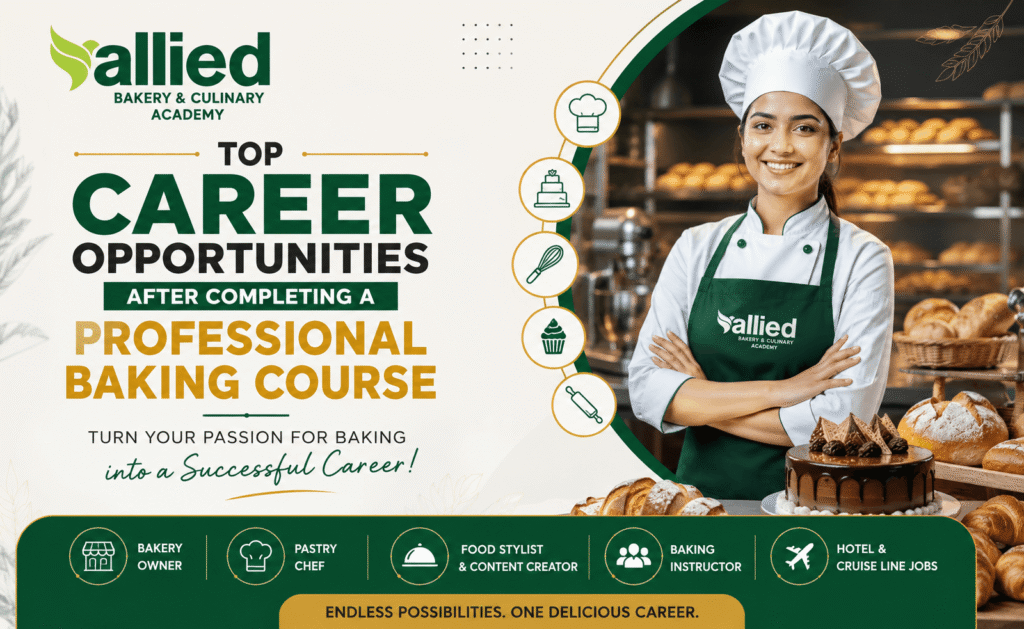 Top Career Opportunities After Completing a Professional Baking Course